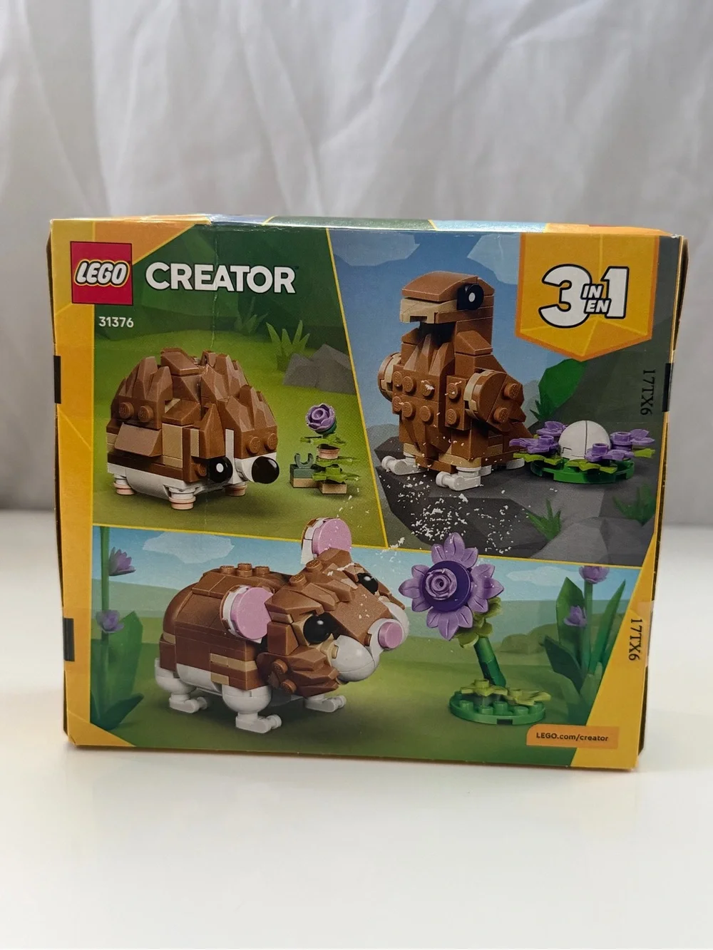 Lego Creator 3 in 1 Cute Hamster with Flower